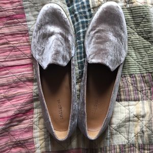 Indigo rd silver loafer style flats